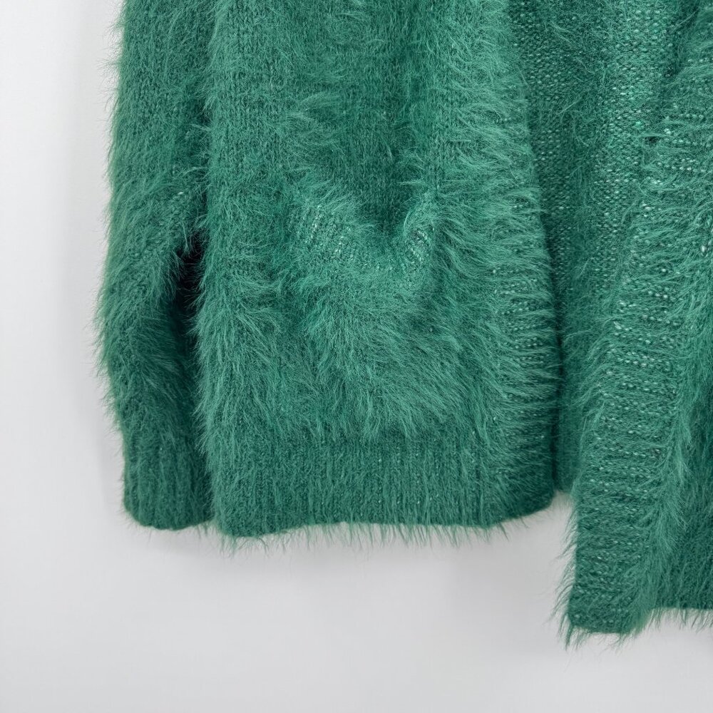 American Eagle Outfitters Cardigan Sweater Womens XS Green Longsleeve Open Front - Picture 7 of 12
